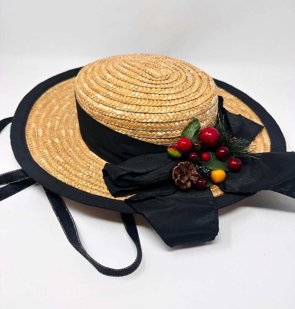 Inspired by the Kirsten Larson Dress like your Doll Summer Straw Hat